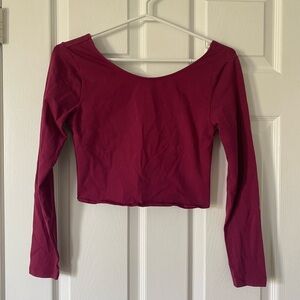 TALULA long sleeve cropped top (Size M)